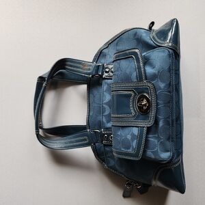 Elegant Blue Handbag